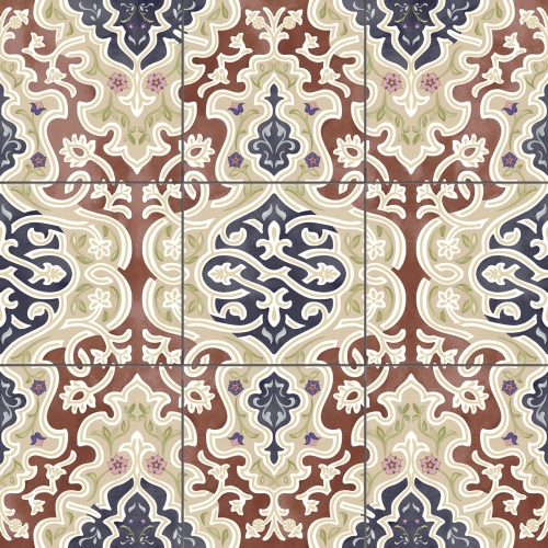 Aparici Tawriq Brown Natural 59,2x59,2 orientalne płytki dekoracyjne