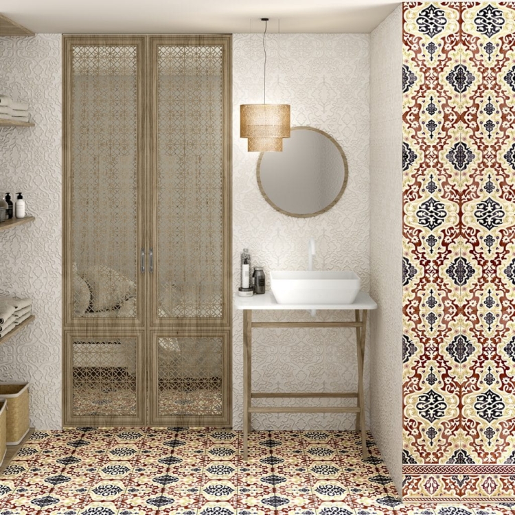 Aparici Tawriq Brown Natural 59,2x59,2 orientalne płytki dekoracyjne