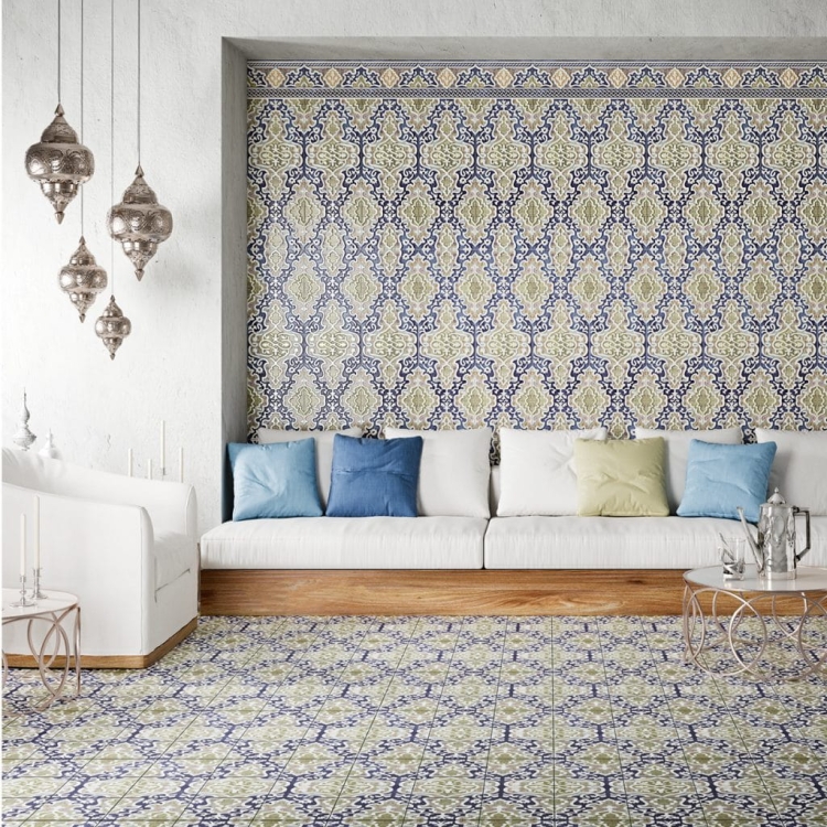 Aparici Tawriq Blue Natural 59,2x59,2 orientalne płytki dekoracyjne