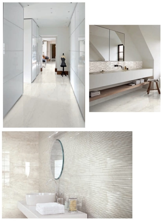 Marazzi Marbleplay Calacatta Lux M4LG płytki imitujące marmur 58x58 połysk