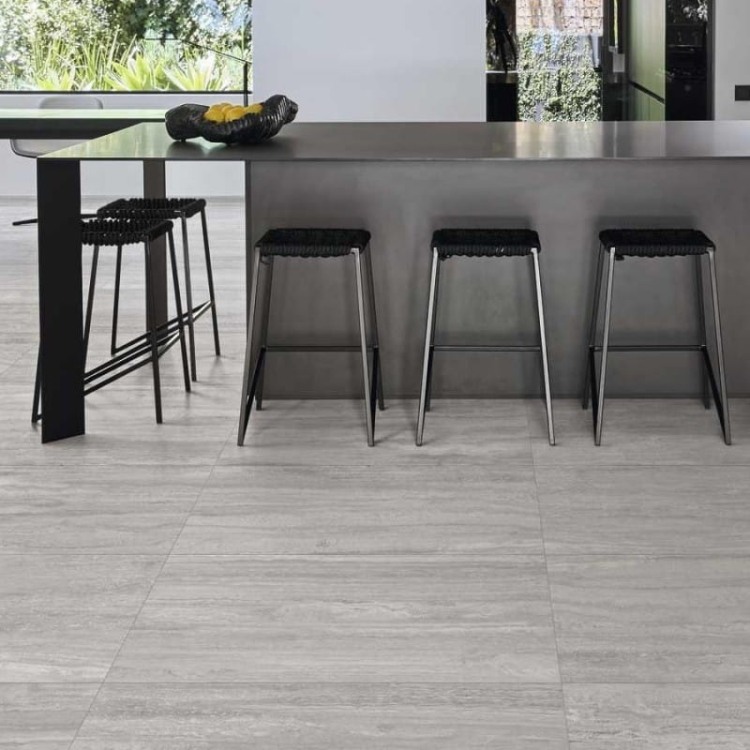 Marazzi Marbleplay Travertino Grigio M4LA płytki imitujące marmur 60x120 matowe