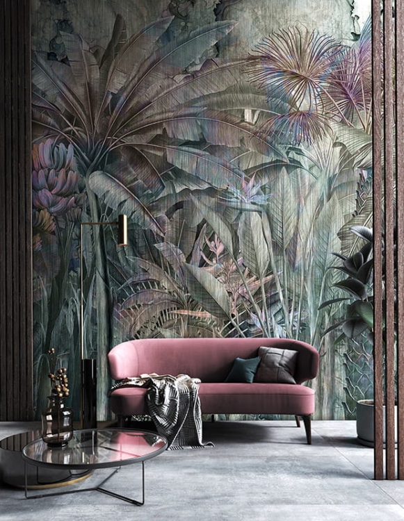 Tropikalny las dżungla oryginalna tapeta ścienna na fizelinie Kenia 3 kolory