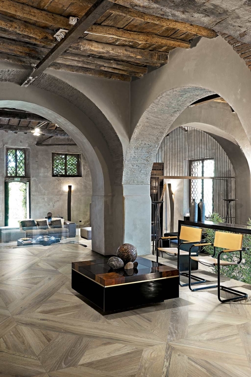 REX Planches de Rex Decor Miel 80x80 włoskie dekory gresowe drewnopodobne