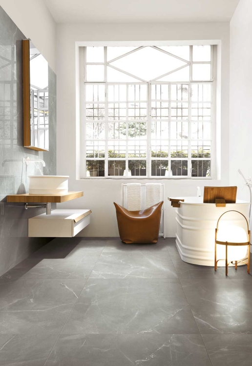 Cerim Timeless Amani Grey 60x60 włoskie płytki gresowe imitujące marmur