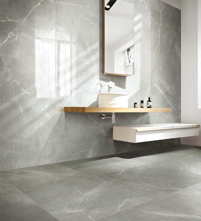 Cerim Timeless Amani Grey 60x60 włoskie płytki gresowe imitujące marmur