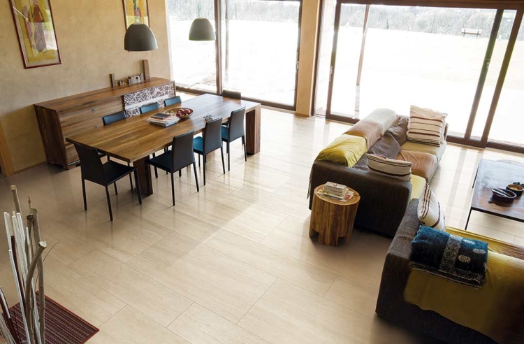 Cerim Timeless Travertino 60x60 włoskie płytki gresowe imitujące marmur