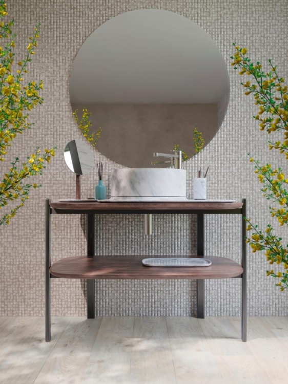 Essential Diamond Silver Wood mozaika trawertynowa L'Antic Colonial