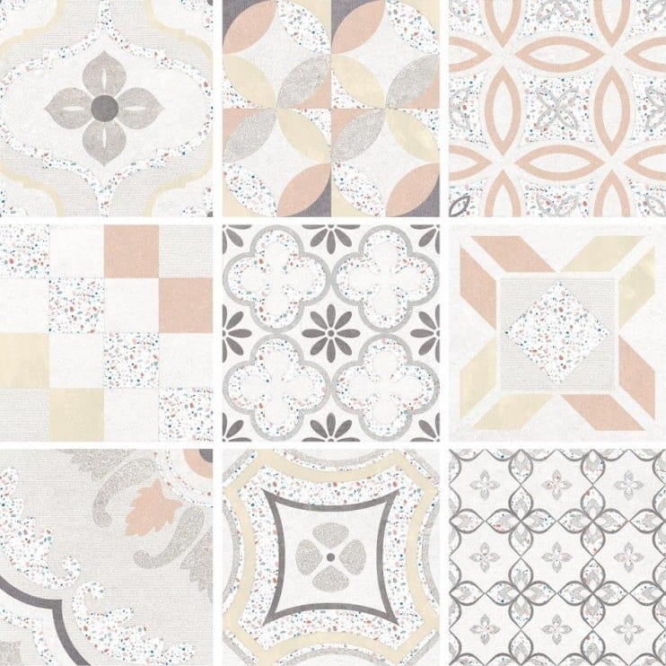 Dune Factory Stella Coral 187666 uniwersalne kafelki patchworkowe