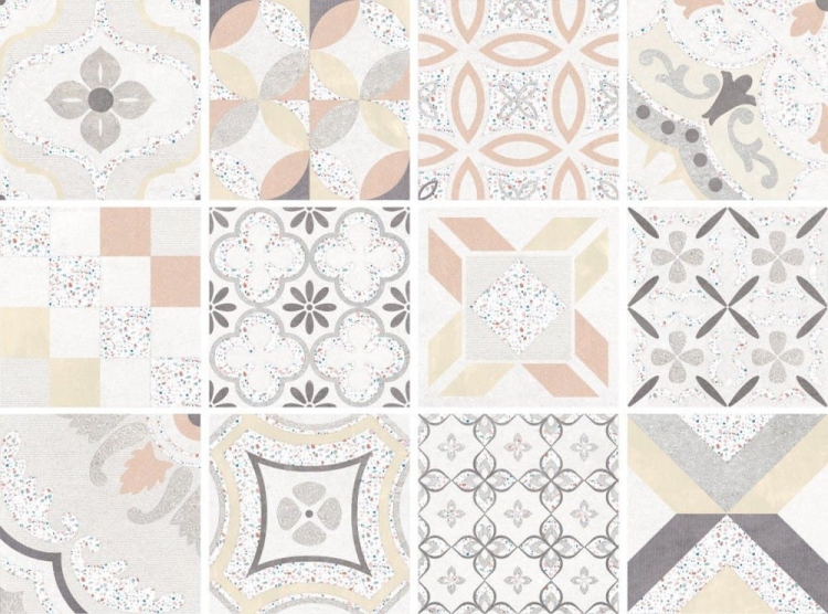 Dune Factory Stella Coral 187666 uniwersalne kafelki patchworkowe