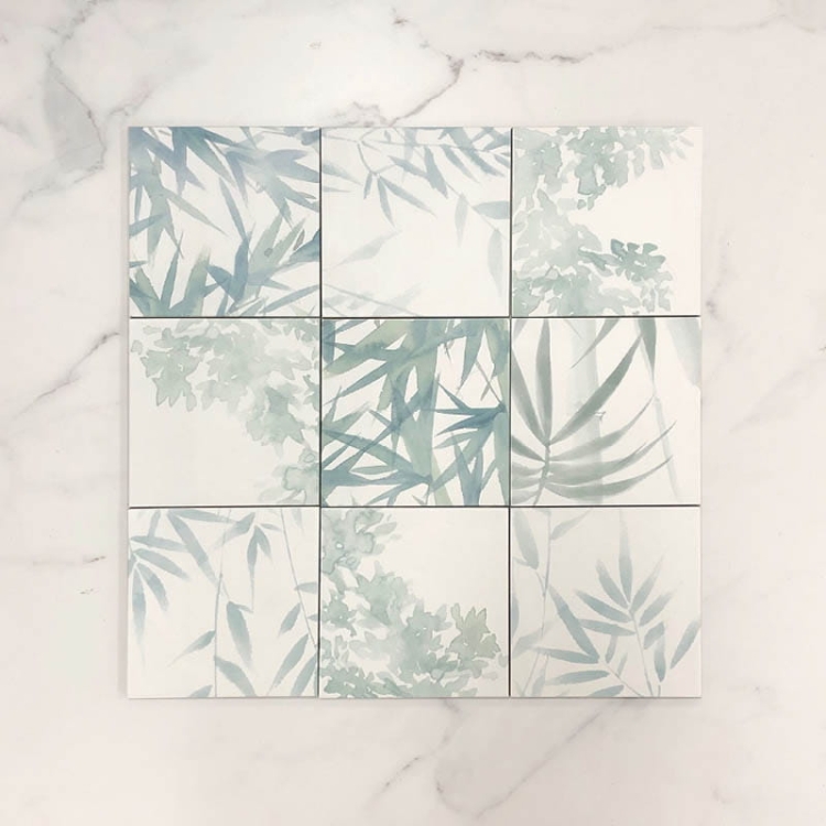 Dune Berlin Bambu 188075 kafelki ścienne z motywem bambusowych liści