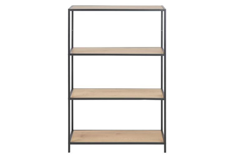 Scandi Loft Wild Oak regał w stylu skandynawskim 77x35 H:114cm dziki dąb