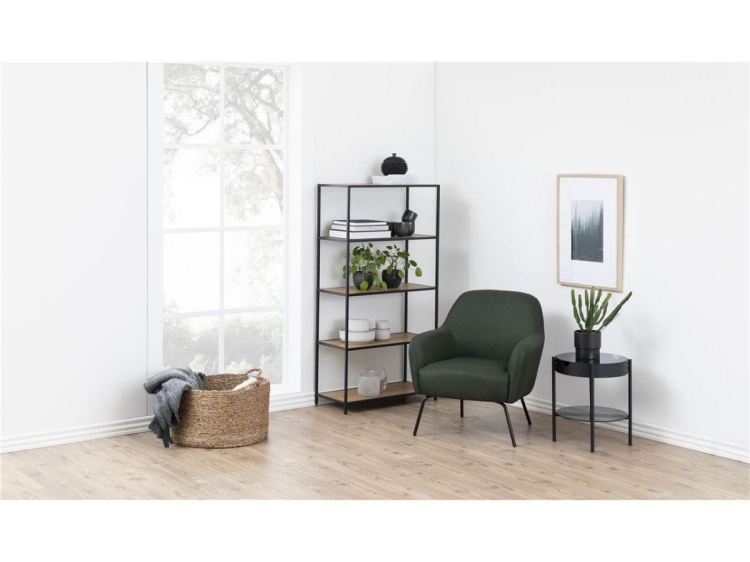 Scandi Loft Wild Oak regał w stylu skandynawskim 77x35 H:150cm dziki dąb