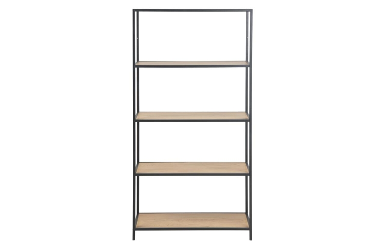 Scandi Loft Wild Oak regał w stylu skandynawskim 77x35 H:150cm dziki dąb