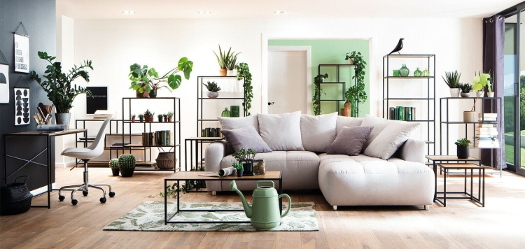 Scandi Loft Wild Oak regał RTV w stylu skandynawskim