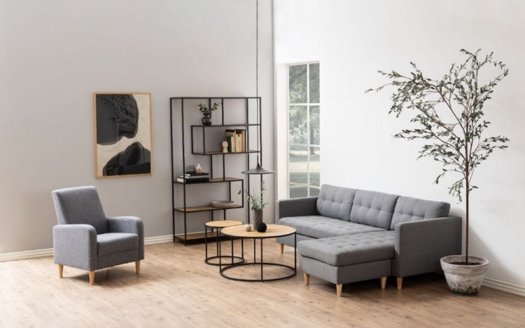 Scandi Loft Wild Oak regał w stylu skandynawskim