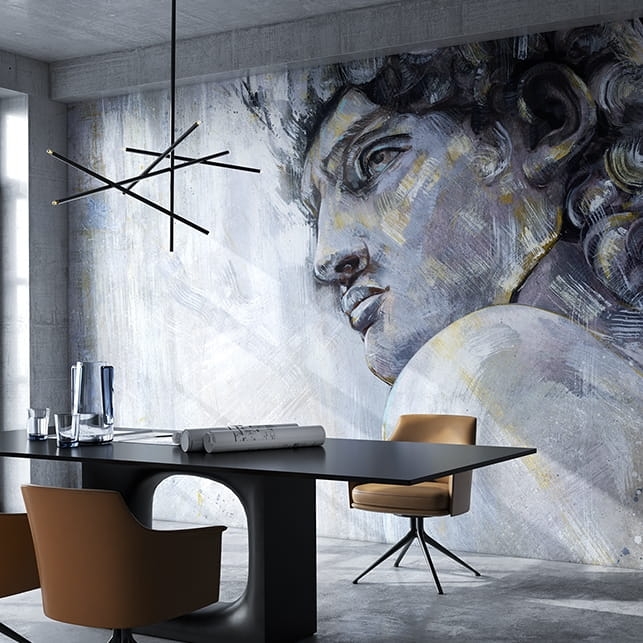 David oryginalna tapeta ścienna na fizelinie z motywem renesansowej rzeźby