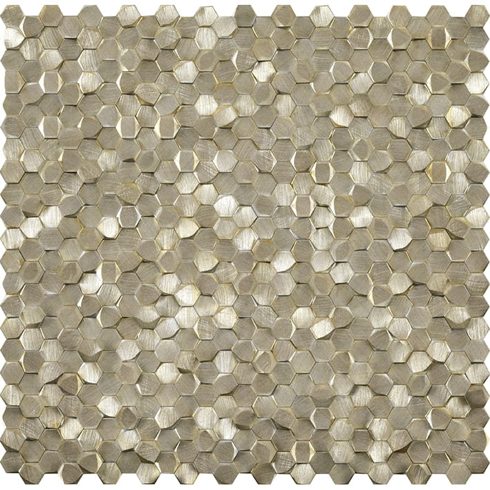 Gravity Aluminium 3D Hexagon Gold mozaika L'Antic Colonial