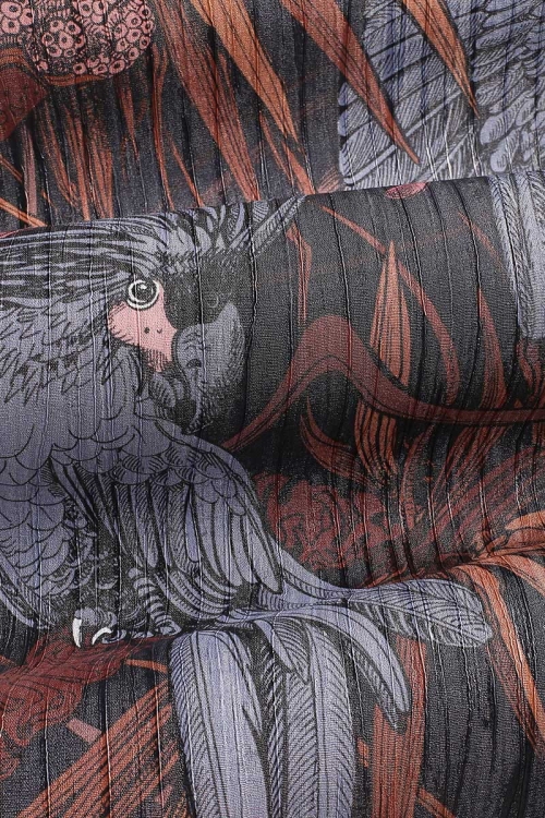 Egzotyczne ptaki papugi kakadu kolorowa tapeta ścienna na fizelinie Wonderwall Studio