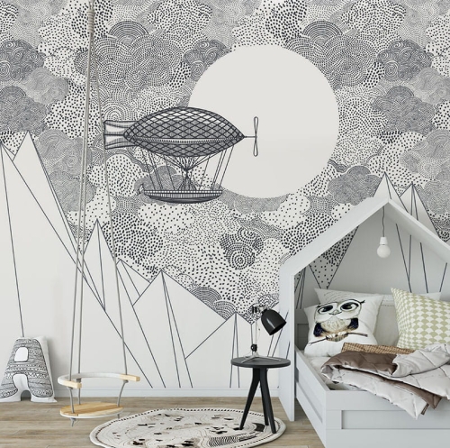 Statek powietrzny sterowiec tapeta