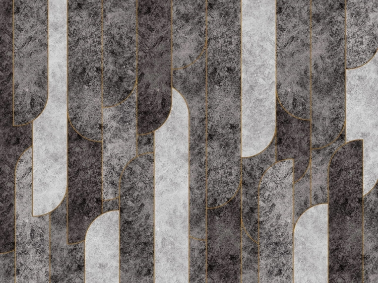 Concrete Crossing Wall Art geometryczna fototapeta na wymiar indywidualny - beton