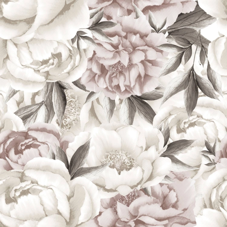 Peonie w rozkwicie fototapeta na fizelinie na wymiar indywidualny Peony Saturated