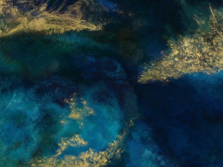 Azuro Wall Art oryginalna fototapeta na fizelinie abstrakcyjny obraz Ocean - wymiar indywidualny