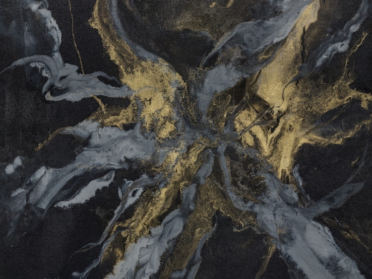 Karma Wall Art ciemnoszara oryginalna fototapeta na fizelinie jak obraz - wymiar indywidualny