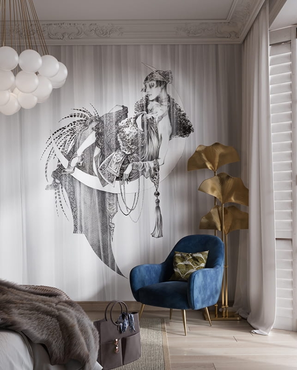 Wonderwall Coco fototapeta inspirowana latami latami dwudziestymi ubiegłego wieku - 2 wzory