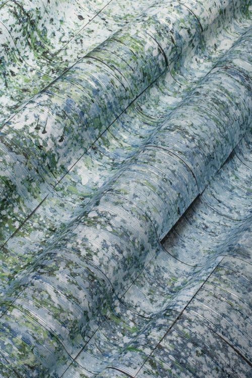 Wonderwall Allure fototapeta na wymiar kwitnące drzewa na plisowanej fizelinie