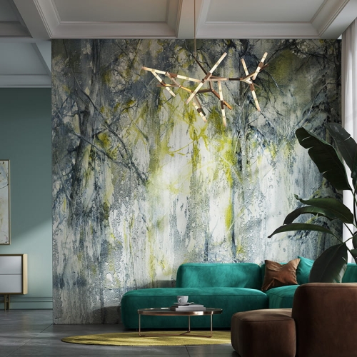 Tonga Wonderwall fizelinowa fototapeta na wymiar z motywem starego lasu - 2 kolory