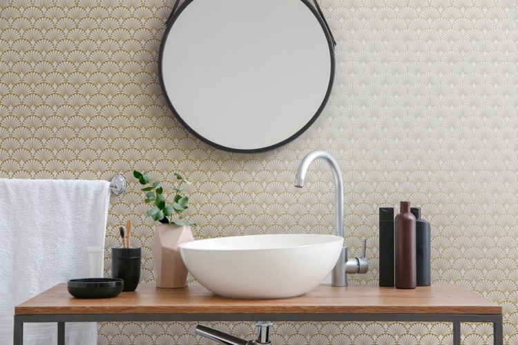 Aparici Art-Deco White Manhattan Natural 29,75x29,75cm uniwersalne kafelki dekoracyjne