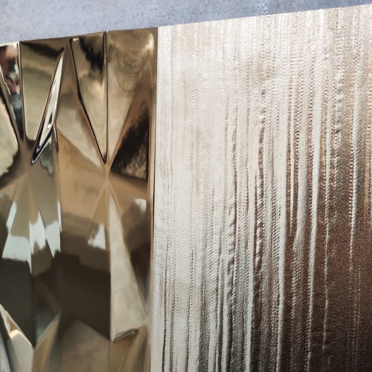 Fanal Artic Barents Gold 31,6x90 złote dekoracyjne płytki ścienne