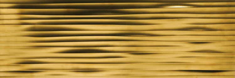 Aparici Nordic Gold Effect dekoracyjne płytki ścienne 29,75x89,46 złote pasy połysk