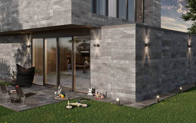 Colorker Kainos Estratos Grey płytki gresowe imitujące kamień