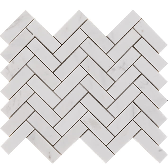 Lines Cambric Persian White Pulido mozaika kamienna w jodełkę L'Antic Colonial