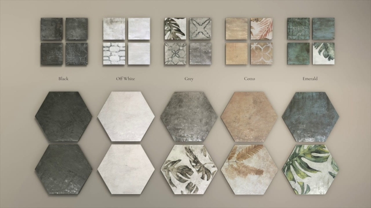 Kolorystyka płytek ZYX Amazonia