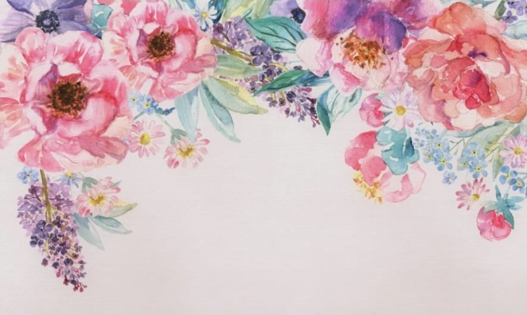 Spring Time kolorowa kwiatowa fototapeta winyl na flizelinie - wymiar indywidualny