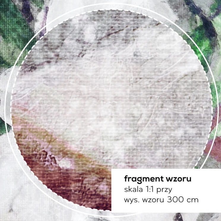 Kwiatowa fototapeta na betonowym tle - wymiar indywidualny Wall Art Gloria