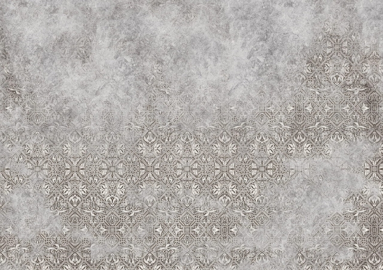Szare ornamenty fototapeta na flizelinie - wymiar indywidualny