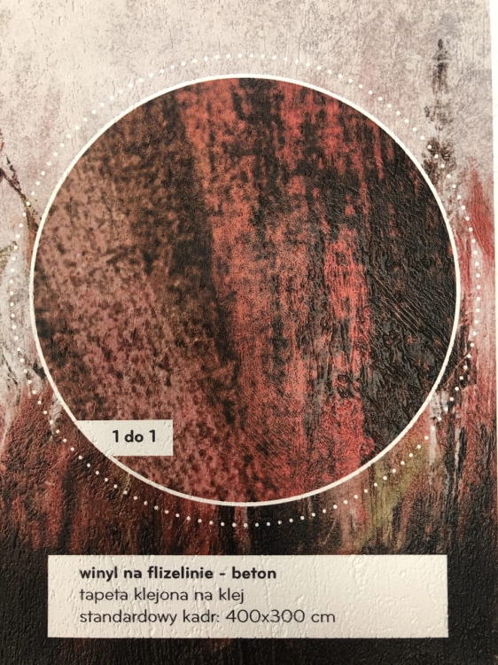 Łąka na betonowym tle fototapeta na wymiar indywidualny