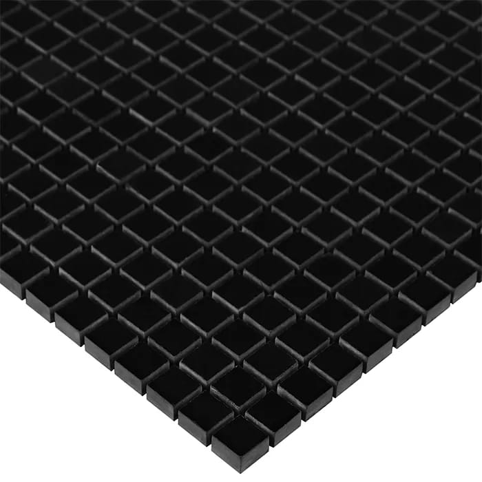 Pure BLACK 15 czarna mozaika uniwersalna kamienna