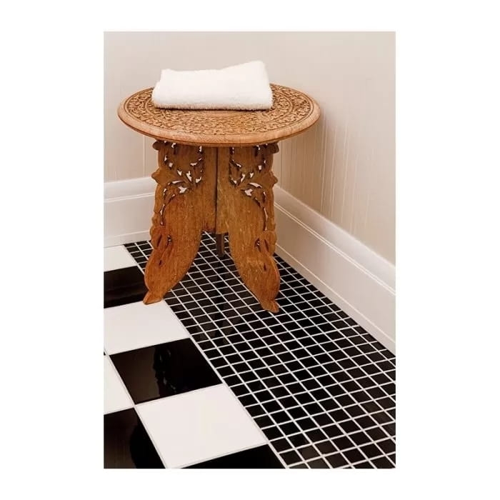 Pure BLACK 15 czarna mozaika uniwersalna kamienna