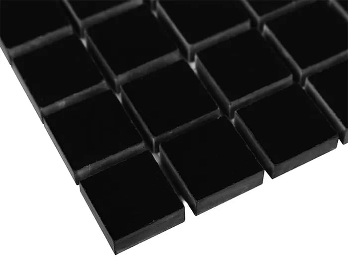Pure BLACK 25 czarna mozaika uniwersalna kamienna
