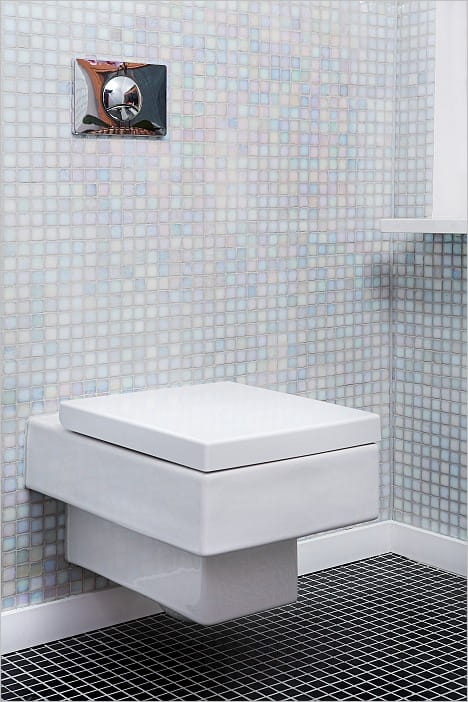 Pure BLACK 25 czarna mozaika uniwersalna kamienna