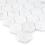 Carrara White Hexagon 48 jasna mozaika uniwersalna kamienna
