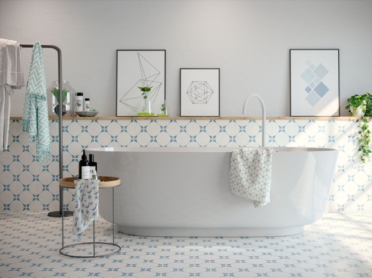 Delft Palais KE-18005 Barwolf dekoracyjne kafelki uniwersalne w stylu vintage