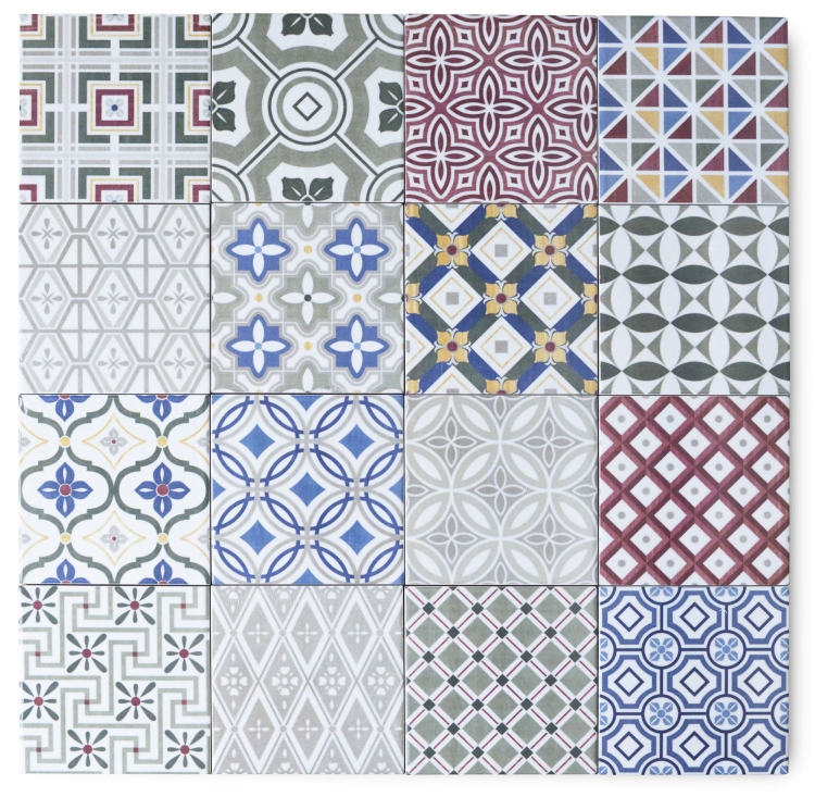 Patchwork Grande Random Mix KE-15030 Barwolf kolorowa mozaika patchworkowa