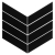 Royal Chevron Black czarna matowa mozaika jodełka uniwersalna szewrony
