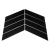 Royal Chevron Black czarna matowa mozaika jodełka uniwersalna szewrony