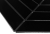 Royal Chevron Black czarna matowa mozaika jodełka uniwersalna szewrony
